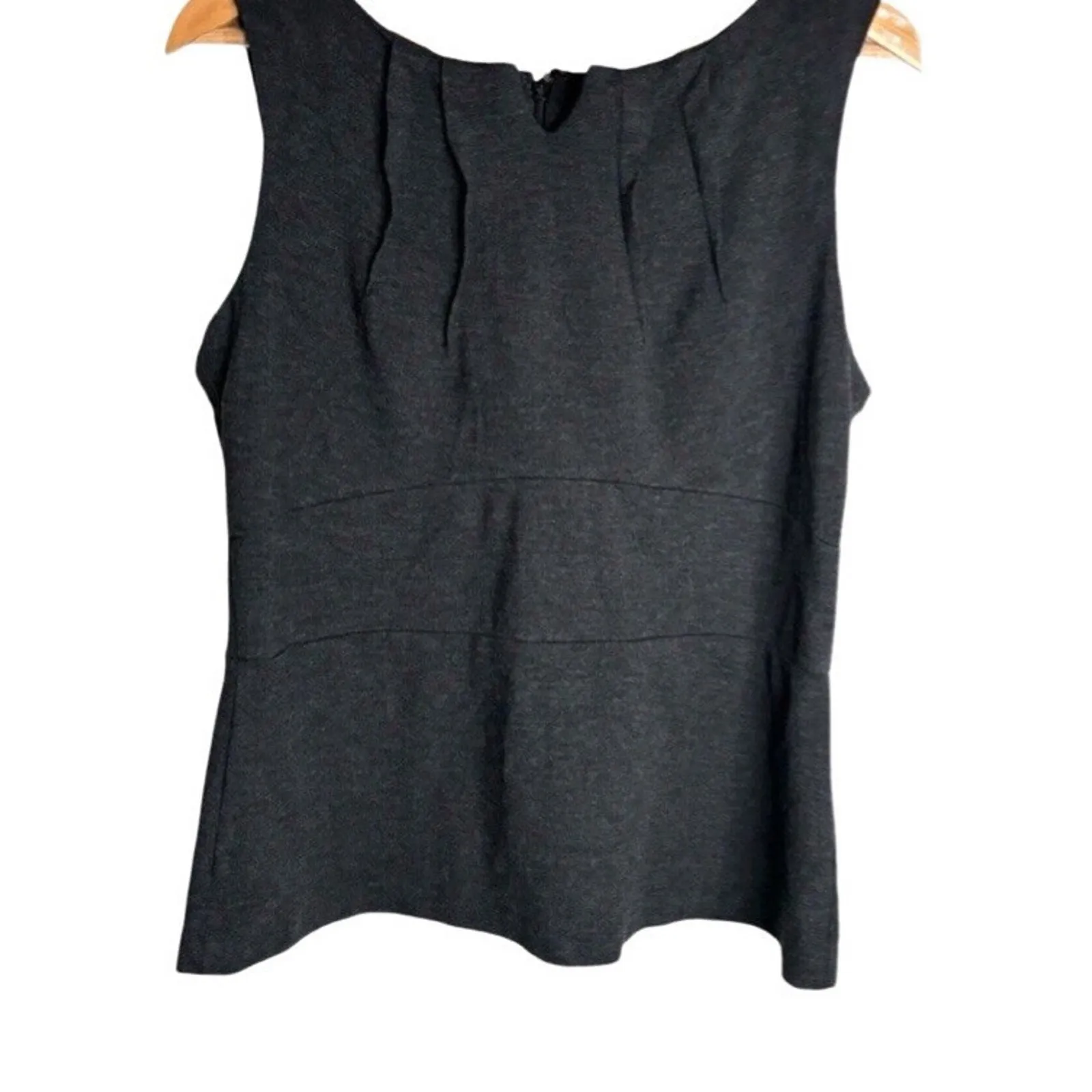 Cabi Sleeveless Top Gray Size 12 Career Feminine Preppy y2k Office - Image 3