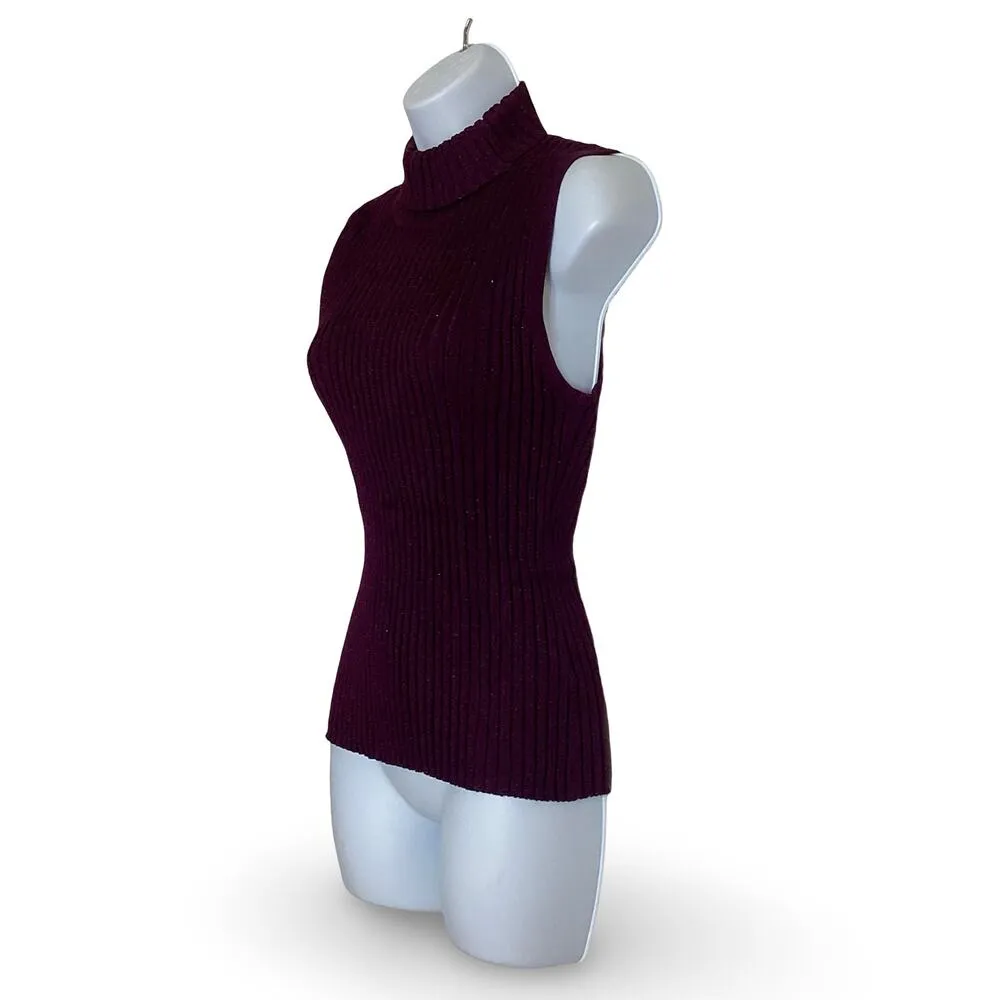 Apostrophe Ribbed Turtleneck Top - Image 2