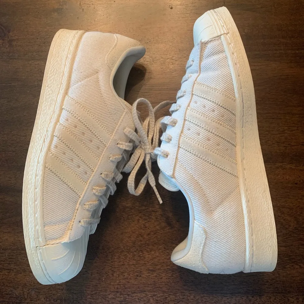 Adidas Superstar 28 Non Dyed Chalk Women’s 9 Cream - Image 8