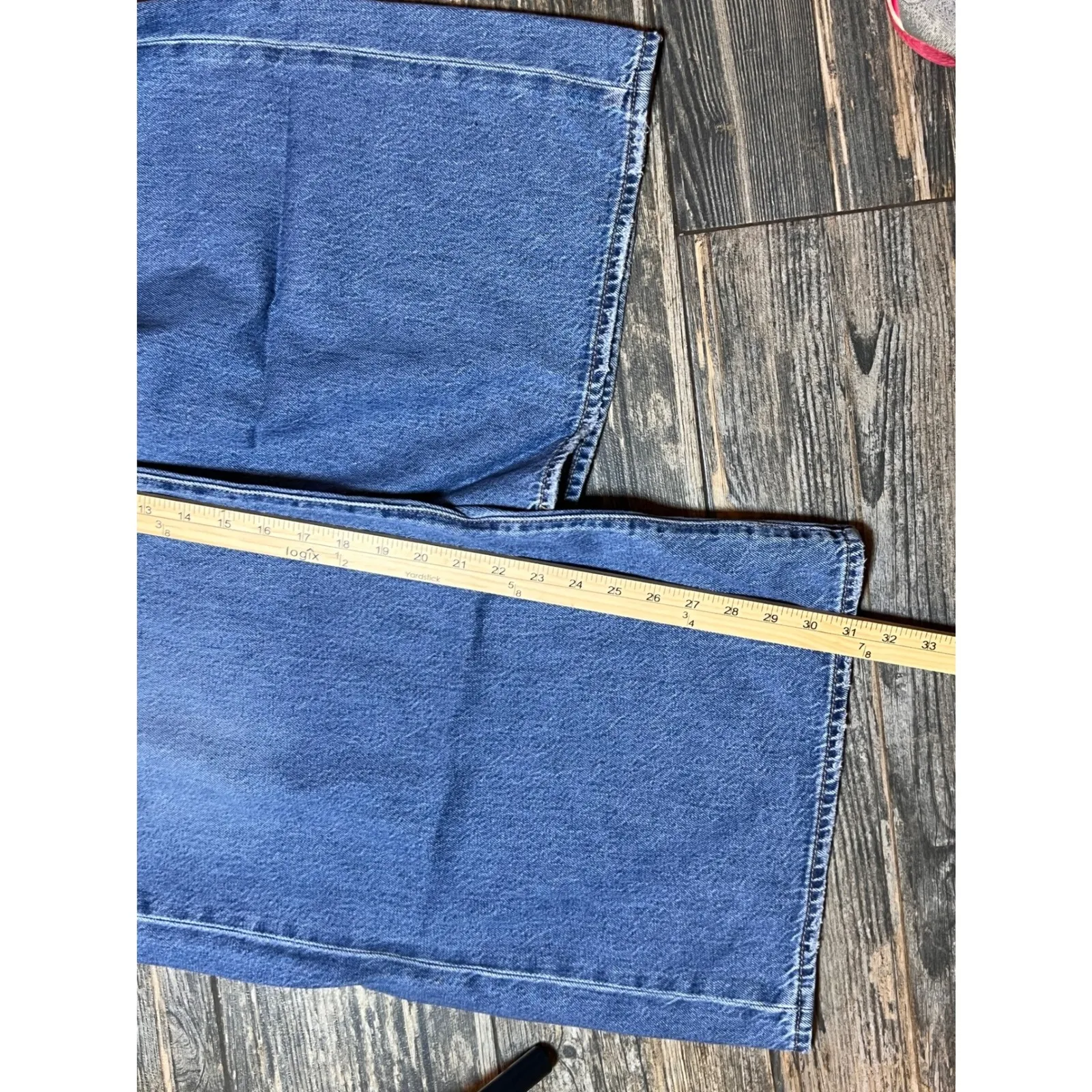 Levi's XL Flood Wide Leg Jeans Womens Size 27 High Rise Denim Baggy Skater Retro - Image 10