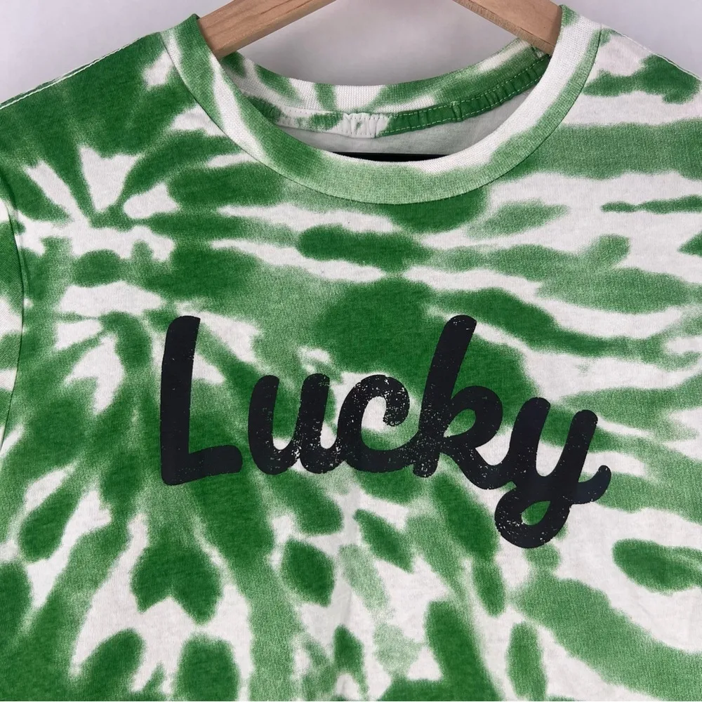 Grayson Threads Lucky Green White‎ St. Patricks Day Tie Dye Short Sleeve Tee S - Image 3