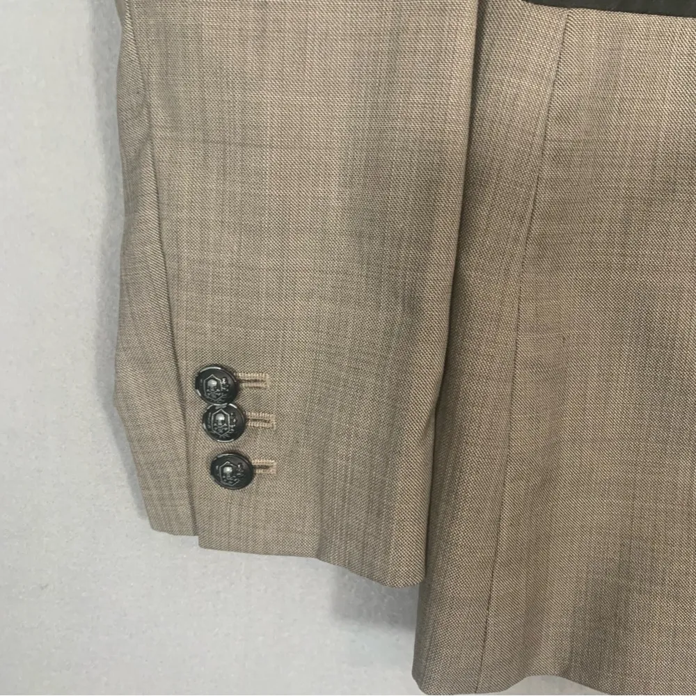 The Kooples Tan and Black Blazer Structured Tailored Design Ladies Size 38 US 6 - Image 2