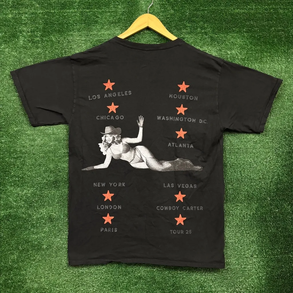 Beyonce Cowboy Carter Rodeo Chitlin Circuit Tour T-Shirt Size Large - Image 2