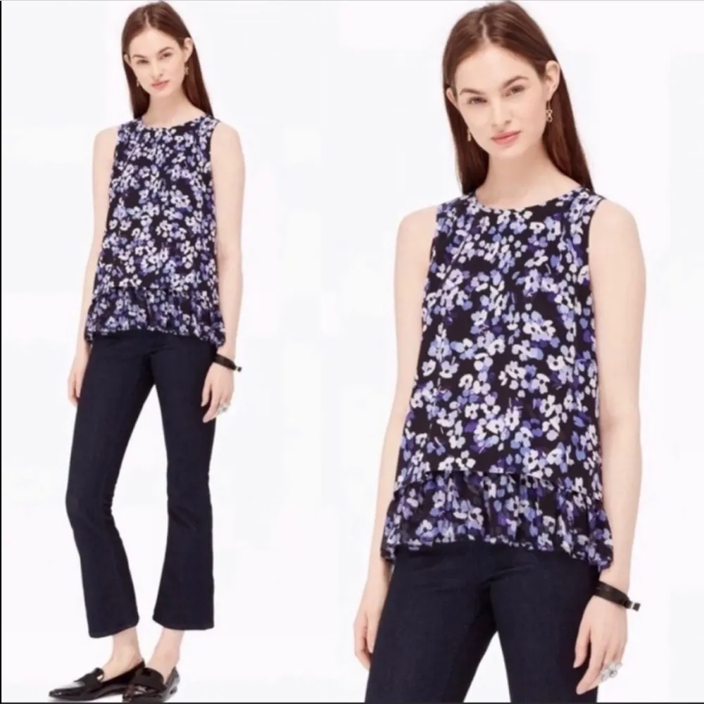 Kate Spade Hydrangea Double Layer Tank Large New with tags! - Image 16