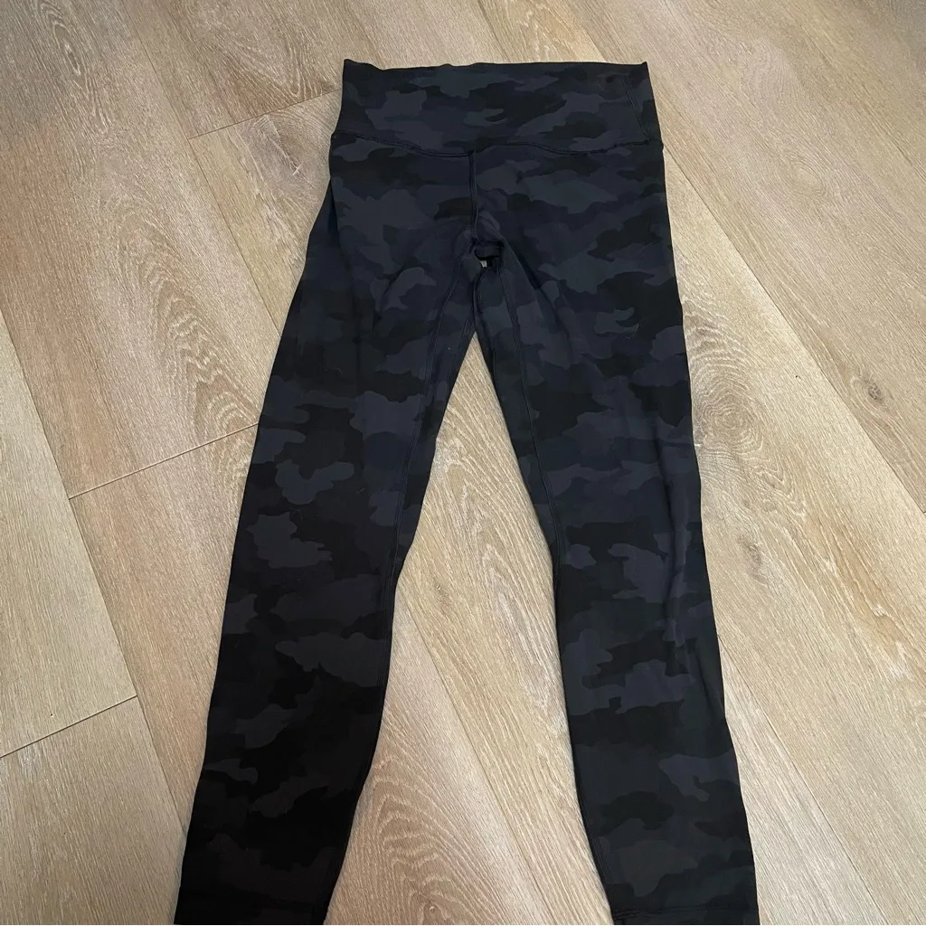 Lululemon Black Camo Leggings - Image 3
