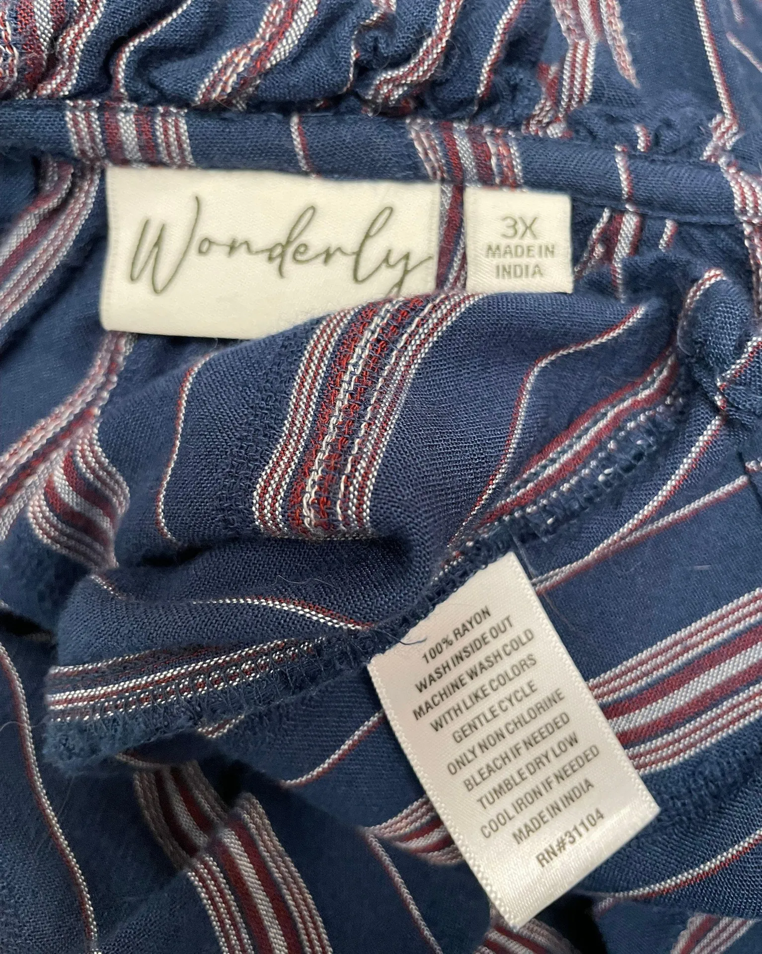 Super-soft, striped peasant top - Image 4