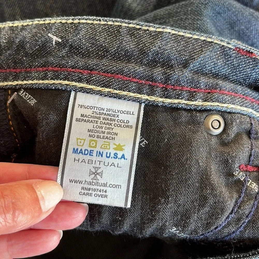 Habitual NY LA jeans. Skinny Dark Wash‎ Size 28 - Image 4