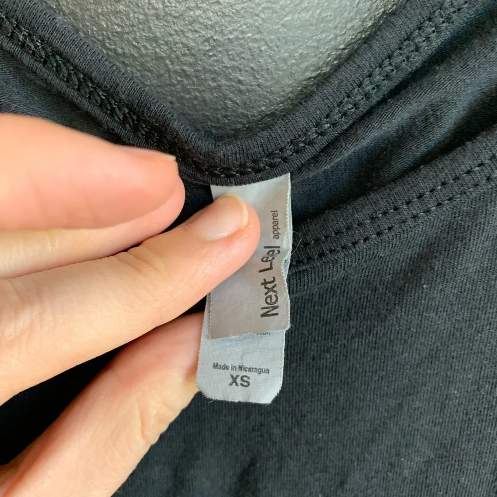 Next Level Apparel Tank Top Black Rock Climbing Gym Bouldering Womens XS - Image 4