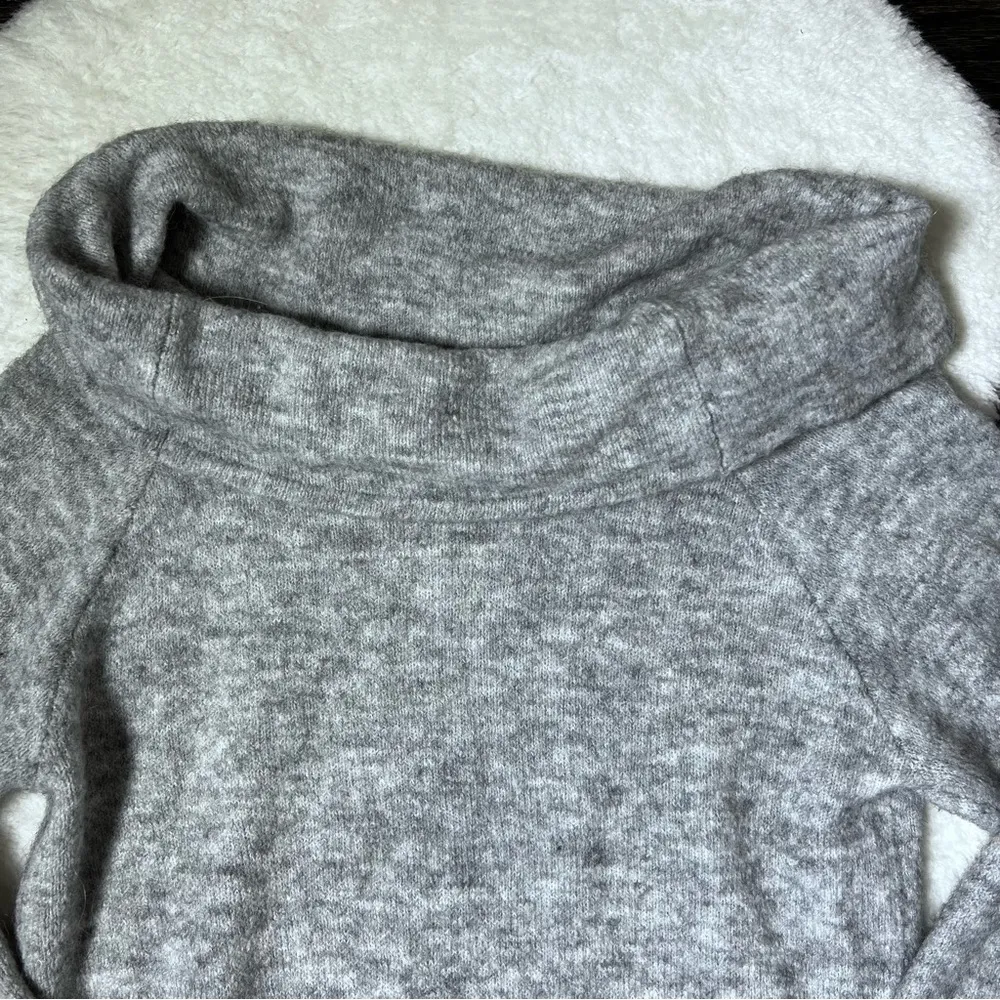 Divided Gray Cowl Neck Sweater - Image 6