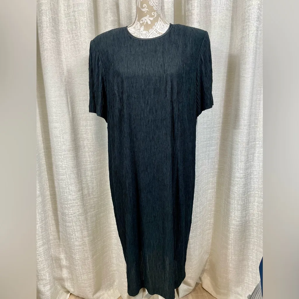 Leslie Fay Black Dress & Jacket Set – 18WP - Image 5