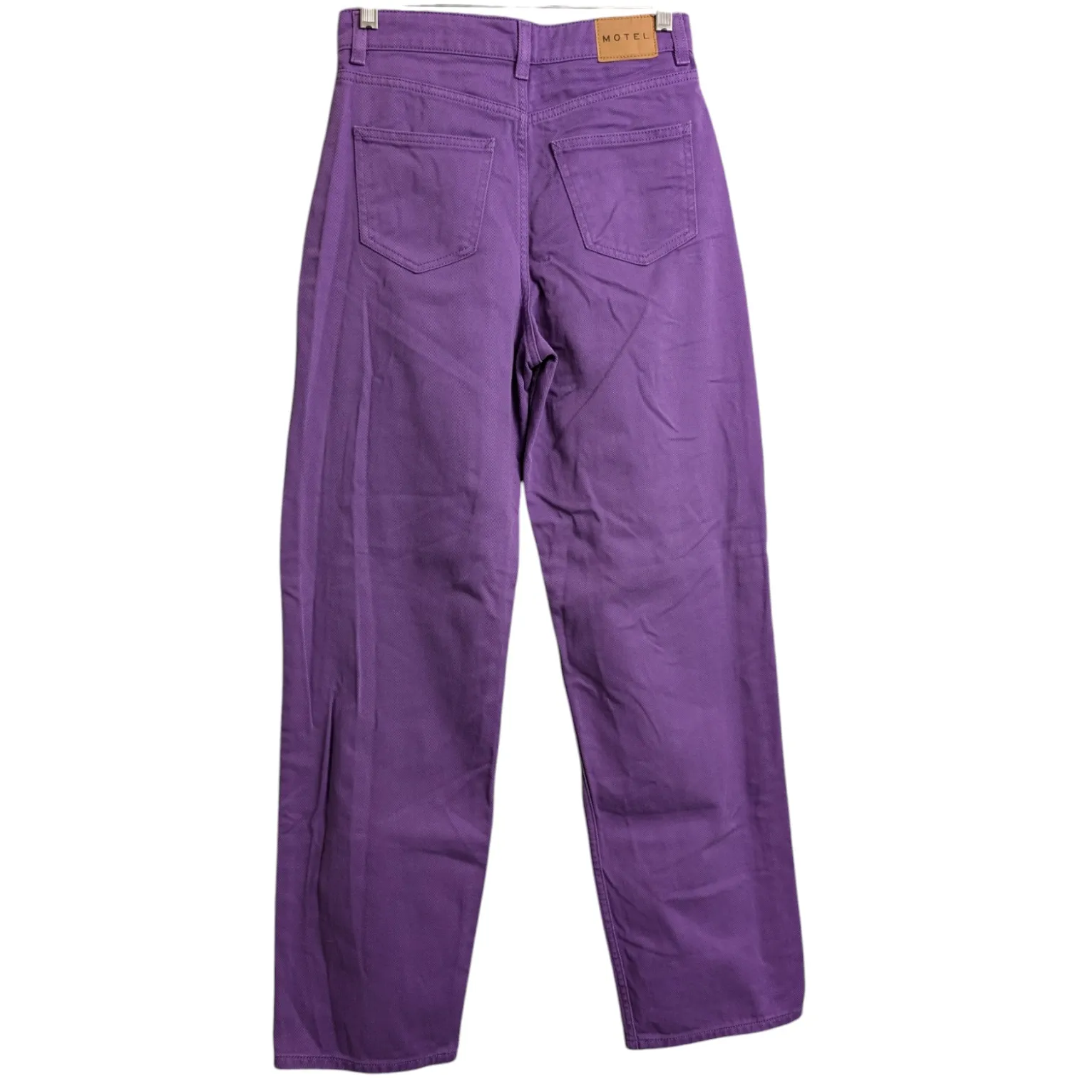 Motel Rocks Purple Button Closure 5-Pocket Casual Pants XS/33 - Image 4