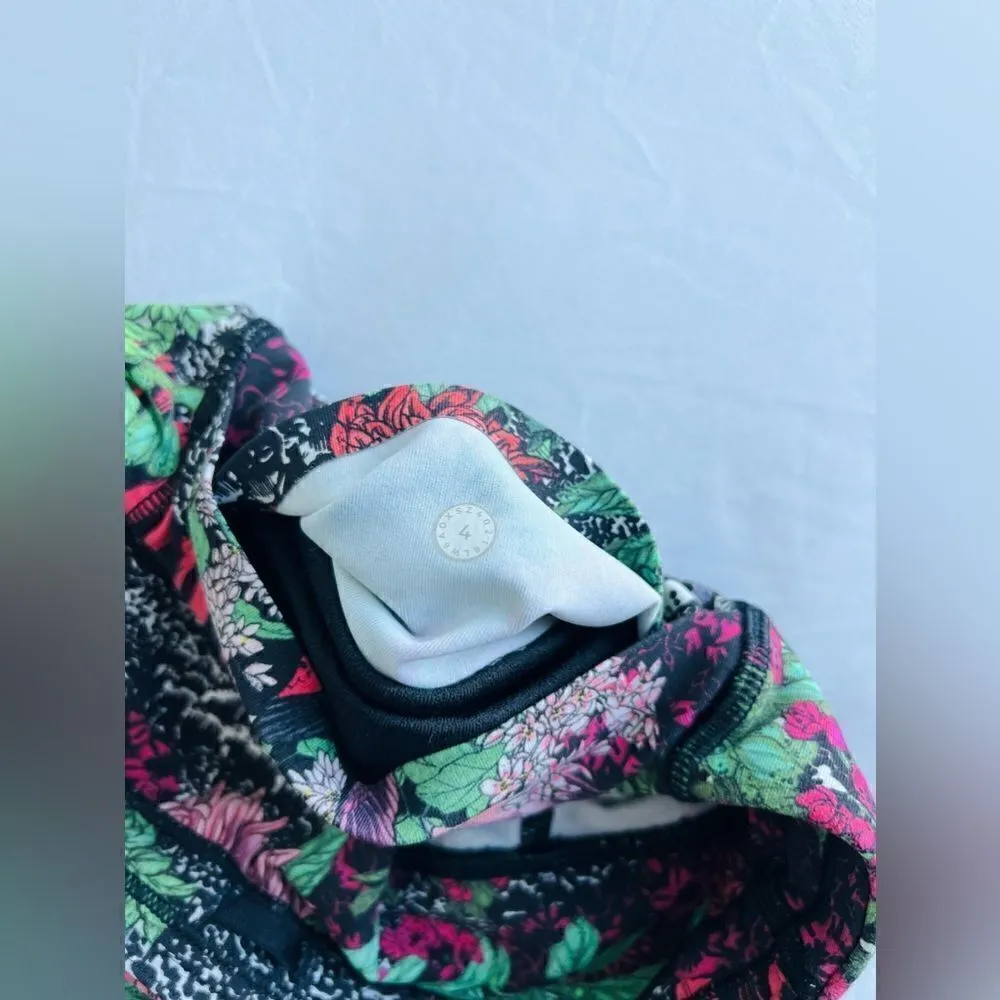 Lululemon Athletica RARE Time To Sweat Crop *23” Zen Garden Multi Size 4 - Image 12