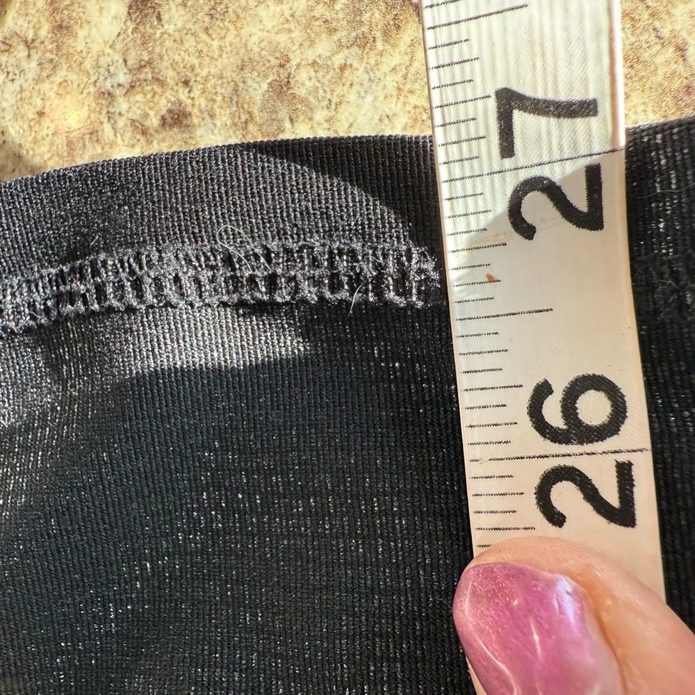 RBX Black Performance Leggings with Elastic Waistband Size M - Image 8