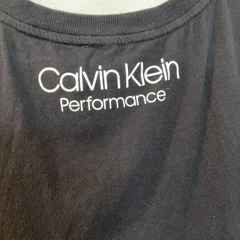 Calvin Klein Performance Black Crop Top Size L - Image 9
