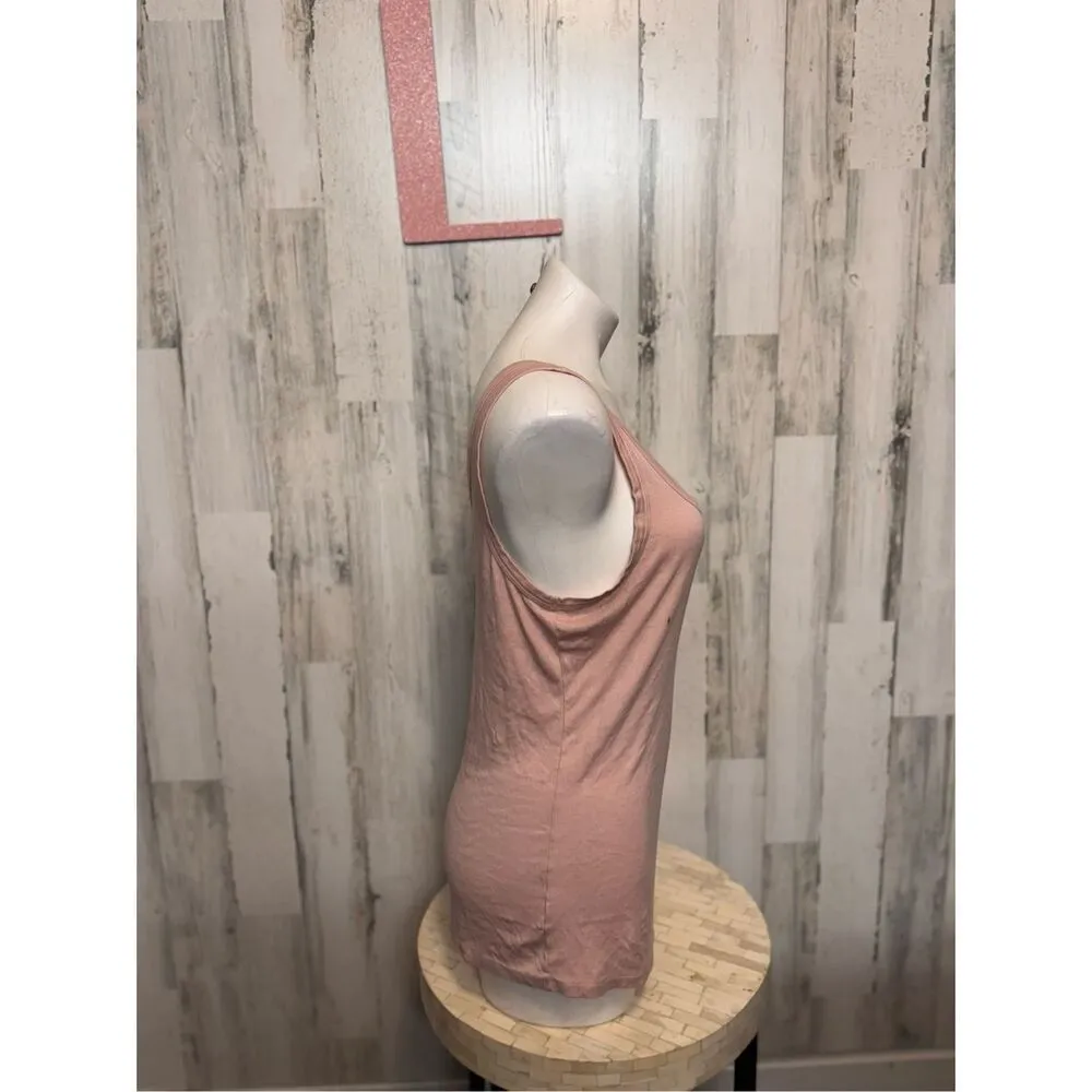 Time And Tru  pink tank top size large - Image 3