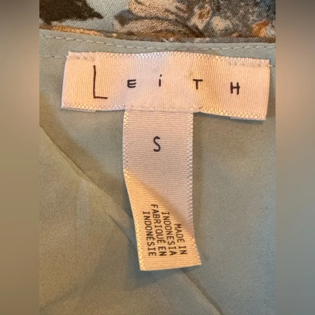 Leith Light Blue cross back Floral Maxi Dress S - Image 8