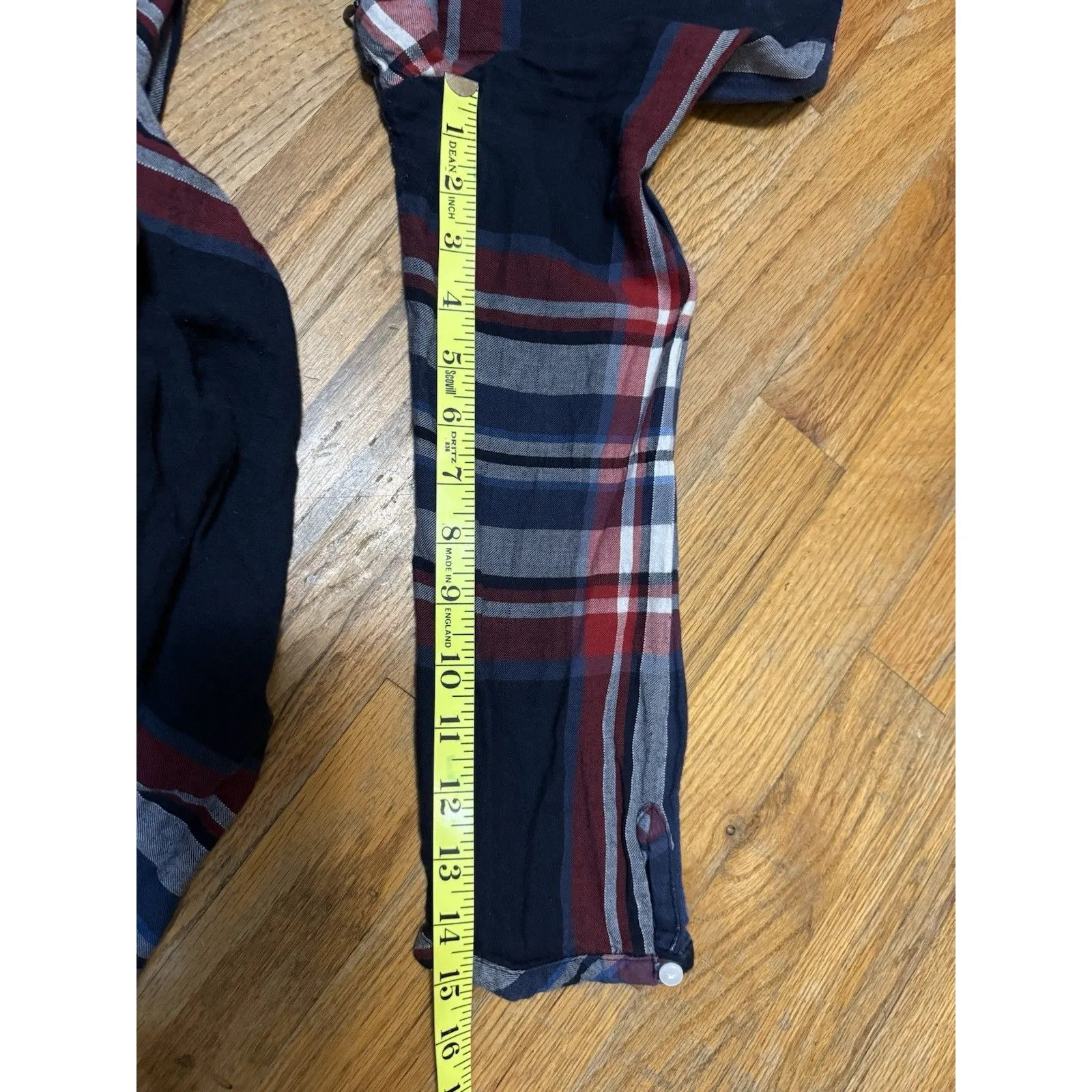 Anthropologie Isabella Sinclair Tartan Plaid Midi Dress Size XS - Image 15