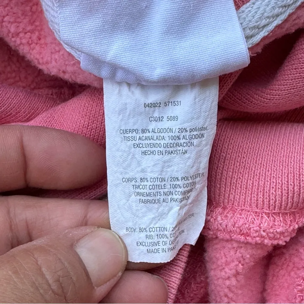 Champion Pink Collegiate Hoodie Large - Image 9