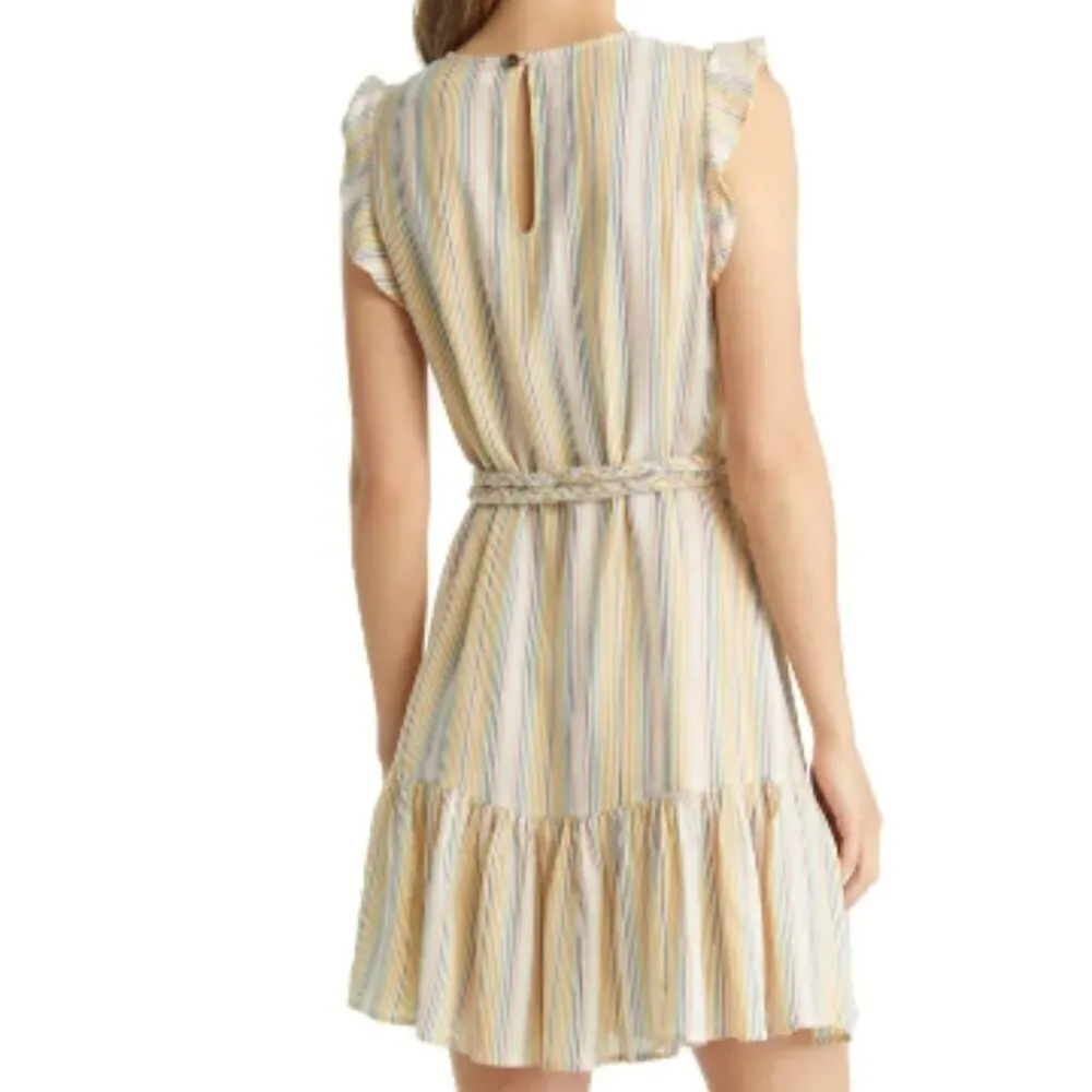 NEW Marine Layer Laney Stripe Tiered Cotton Minidress - Image 2