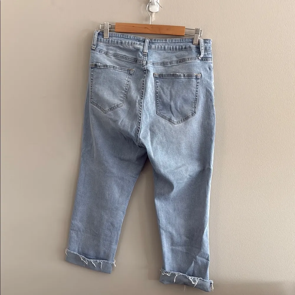 Hammer Jeans Los Angeles Light Blue Ankle Cuffed Women's Jeans - Image 2