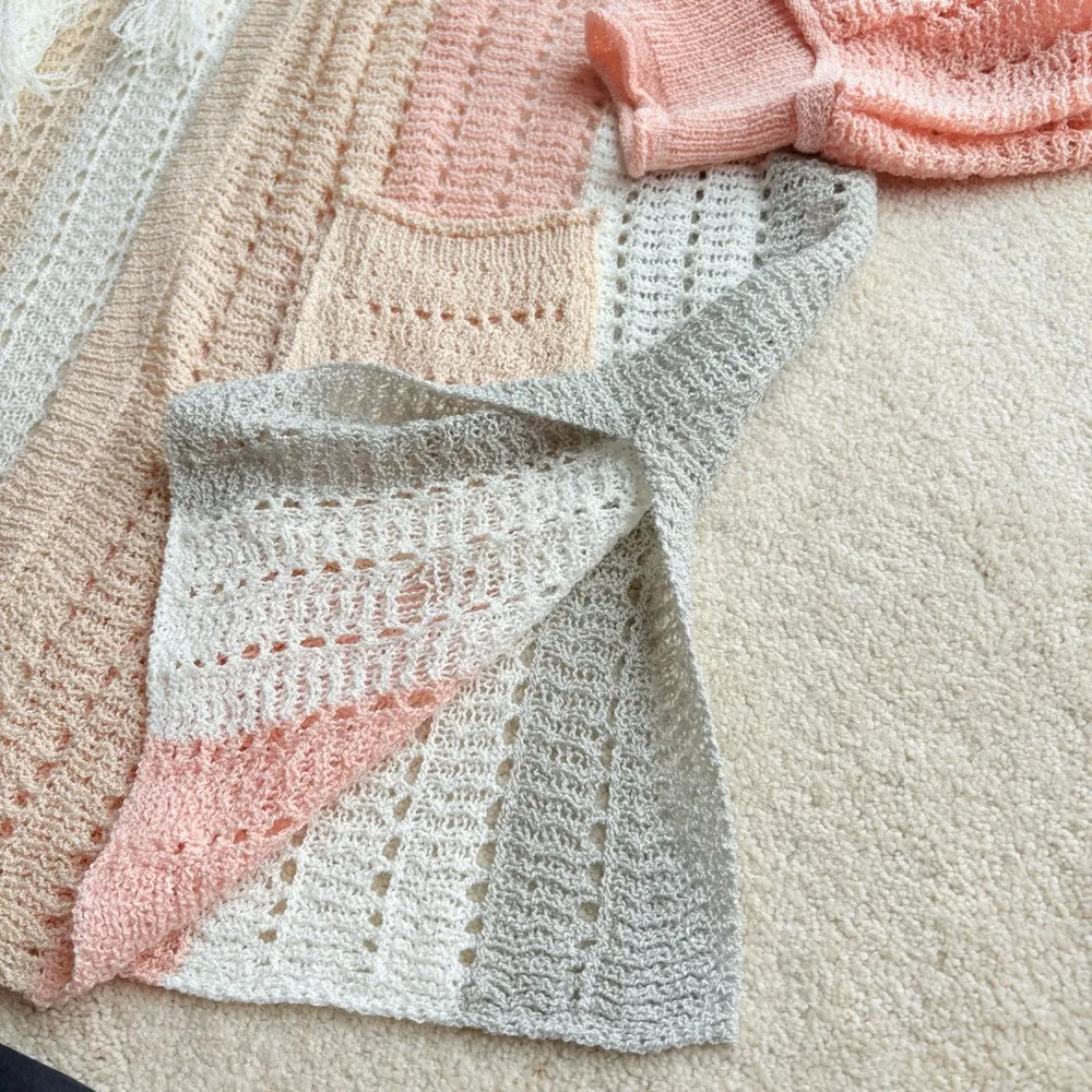 POL Cream and Pink Knit Sweater - Image 7
