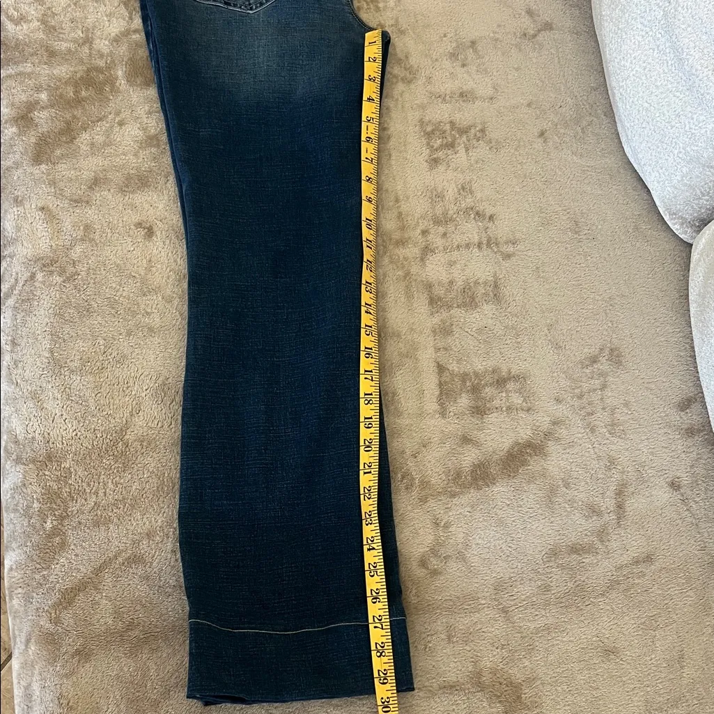 White House Black Market Blue Boot Cut Jeans Size 8R - Image 10