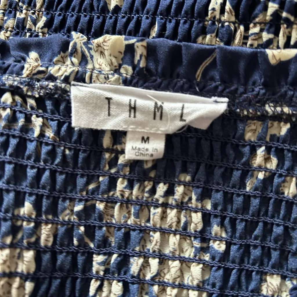 THML Navy Floral Maxi Dress - Image 10