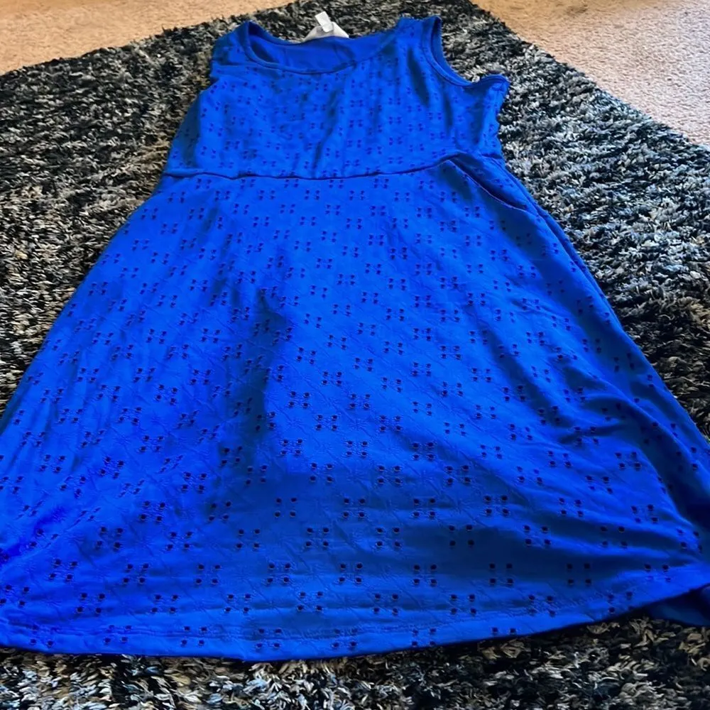 Market & Spruce Elise Eyelet Dress M - Image 4