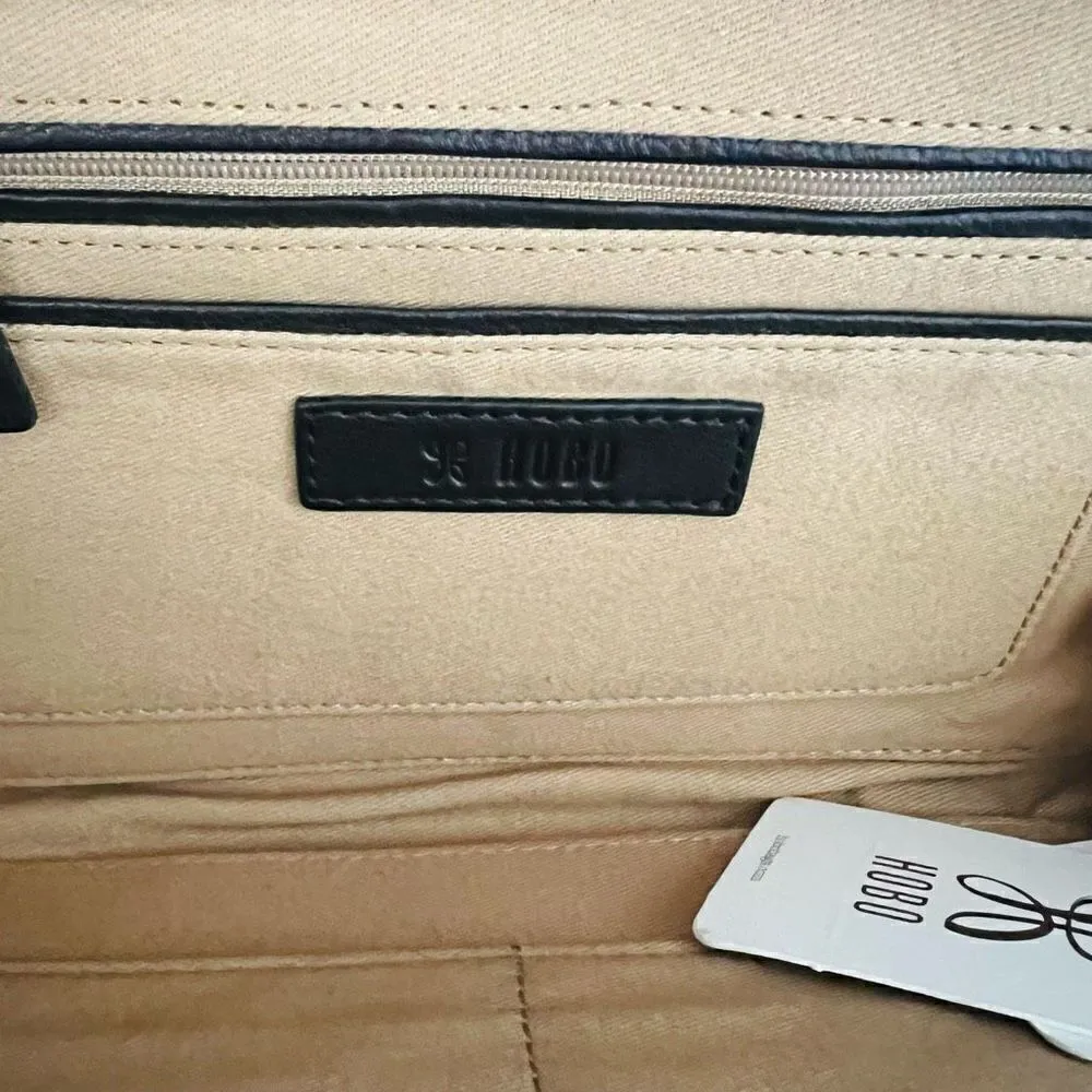 HOBO Cole Quilted Leather Clutch Bag, Classic Chic Party Bag, Black, NWT Black - Image 13