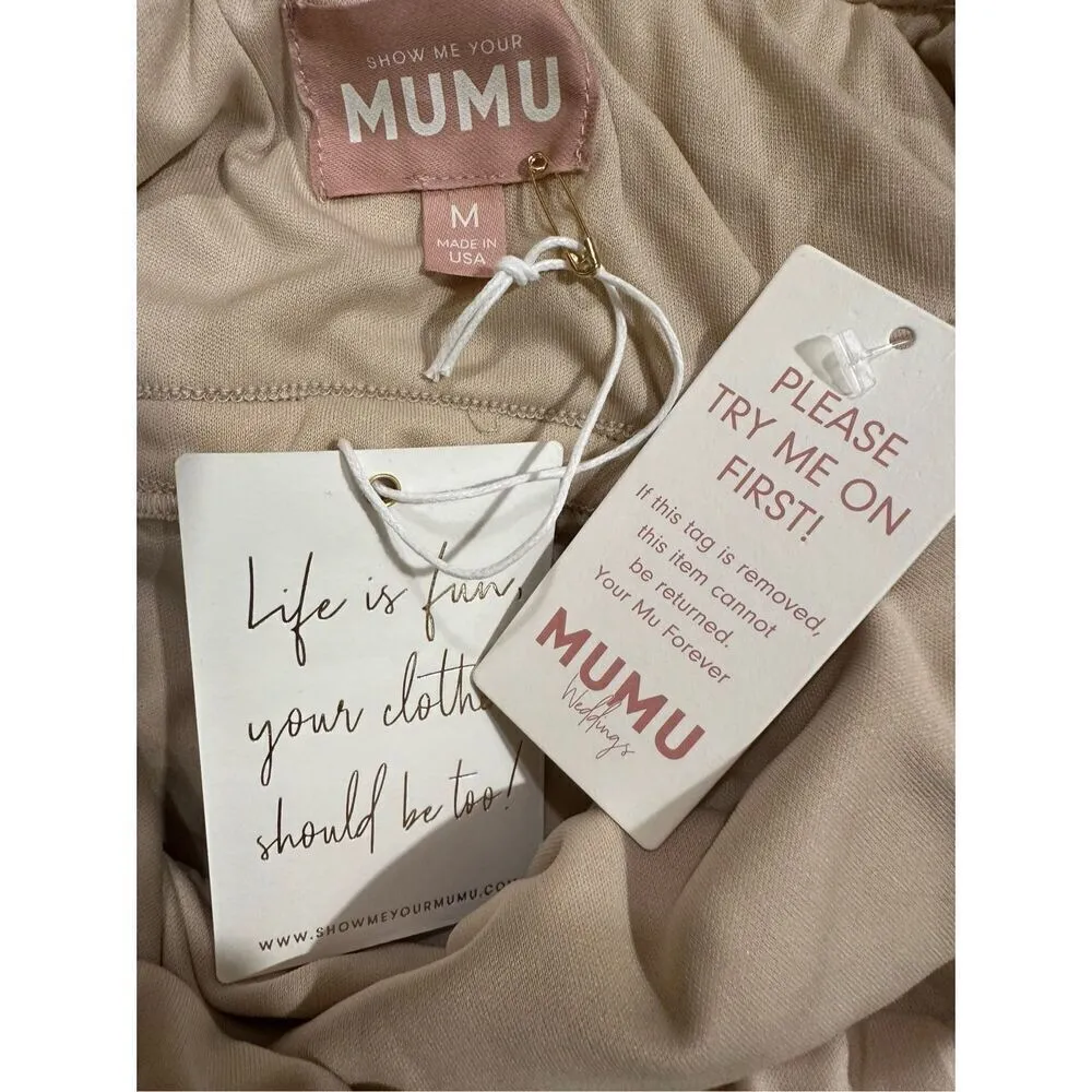 Size M SHOW ME YOUR MUMU Taylor Tube dress  in Gold Ombre - Image 8