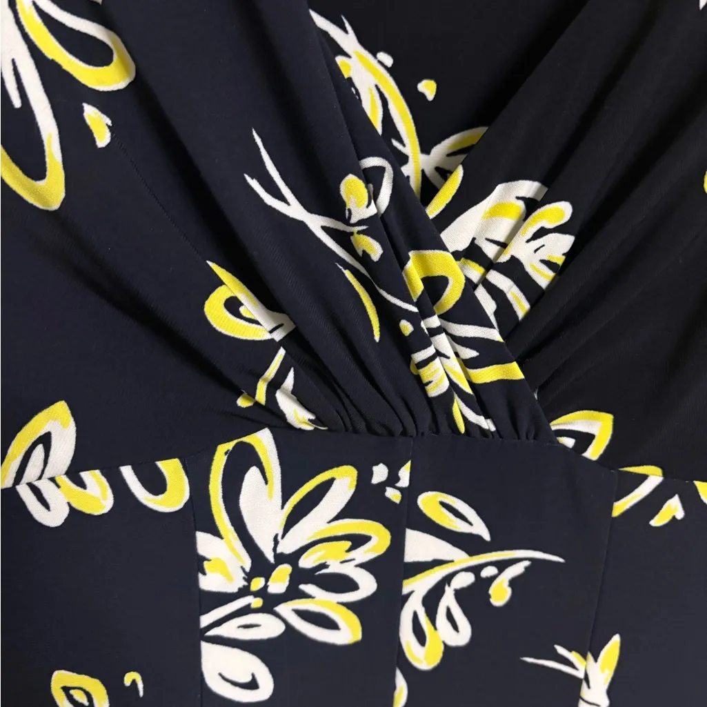Ralph Lauren RLR Floral Stretch Fit & Flare Cap Sleeve Dress New Size 10 Twist - Image 7
