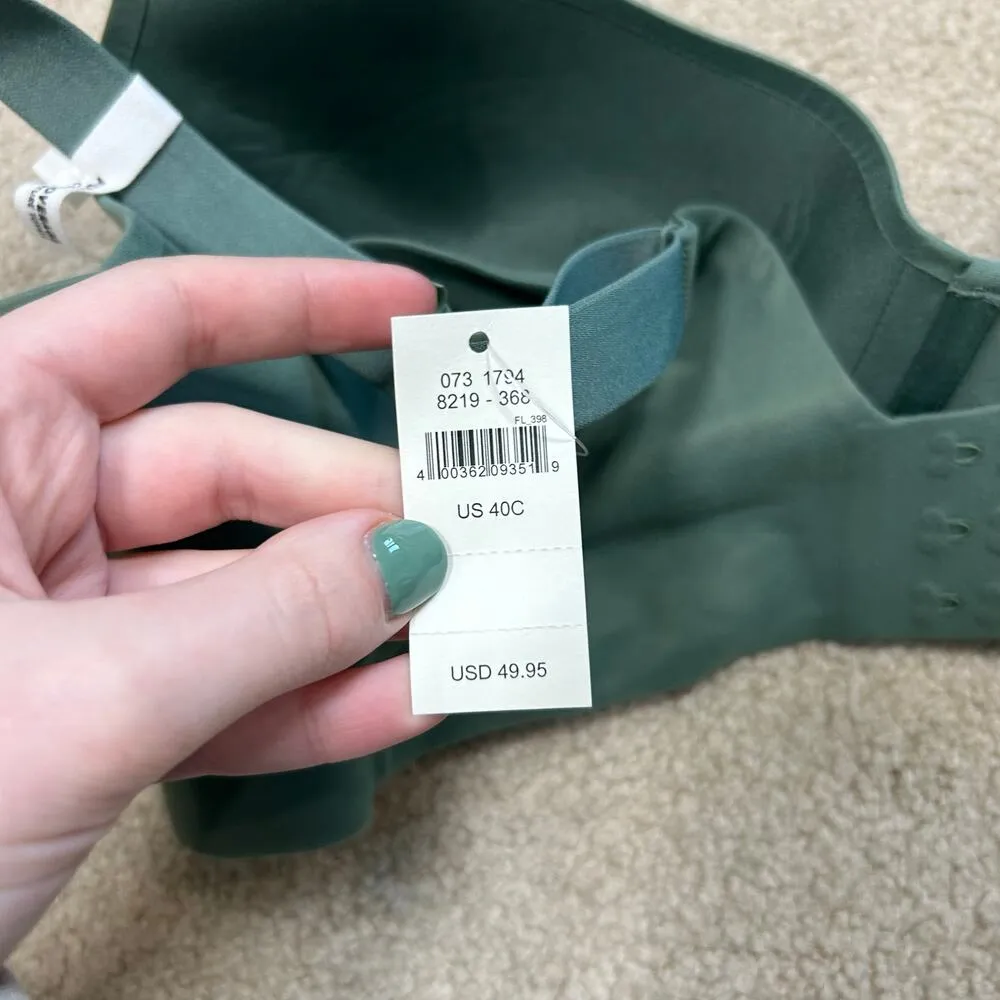 NWT Aerie Real Free Full Coverage Lightly Lined Bra Women's Palm Size 40C - Image 6