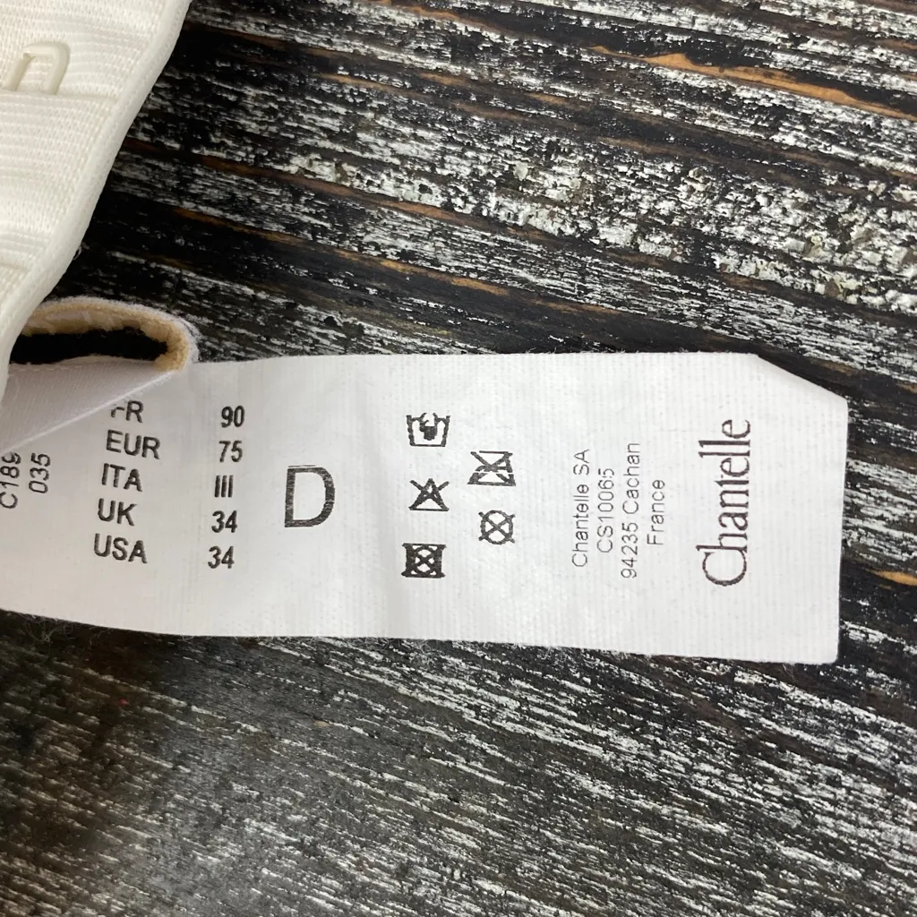 Chantelle Ivory Norah Unlined Underwire Bra 36C - Image 6