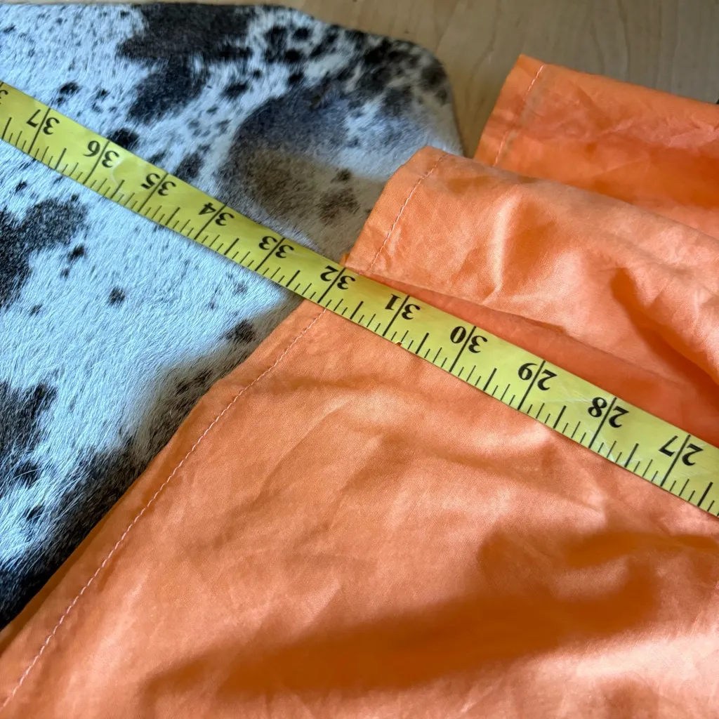 FAITHFULL THE BRAND Viola Mini Smocked‎ Dress In Orange Size Medium - Image 9