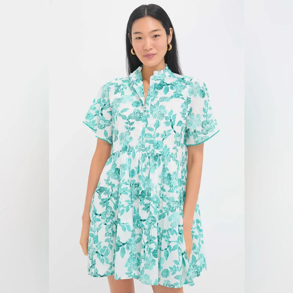 Ro’s Garden Vibeka Short Dress Green Size M - Image 2