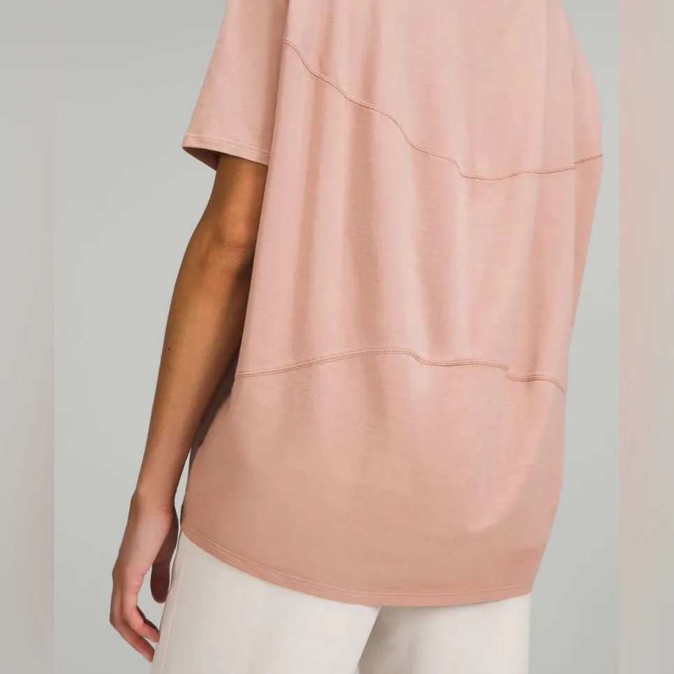 Lululemon Back in Action Short Sleeve Pima Cotton T-Shirt Women’s Size 10 - Image 2