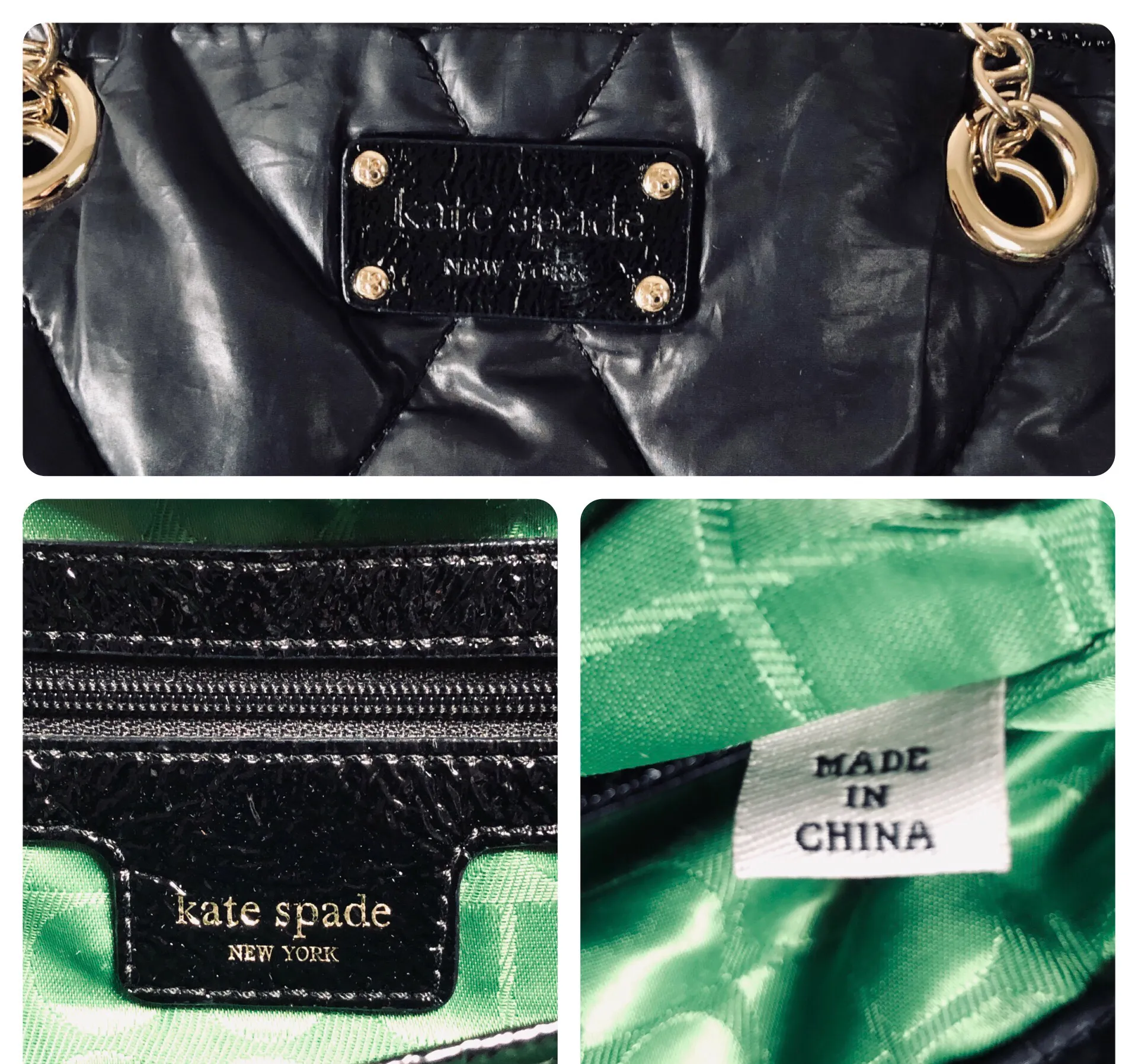 Black Nylon Tote - Image 9