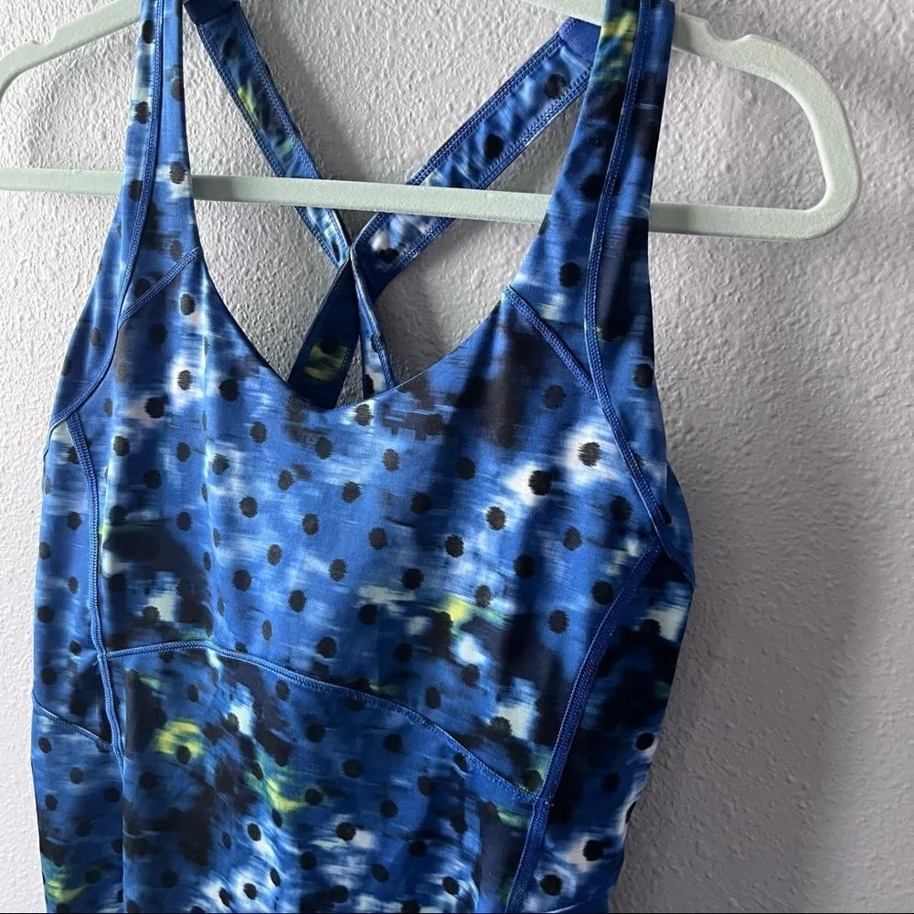 Lululemon Kanto Catch Me Tank Windy Blooms Sapphire - Image 7
