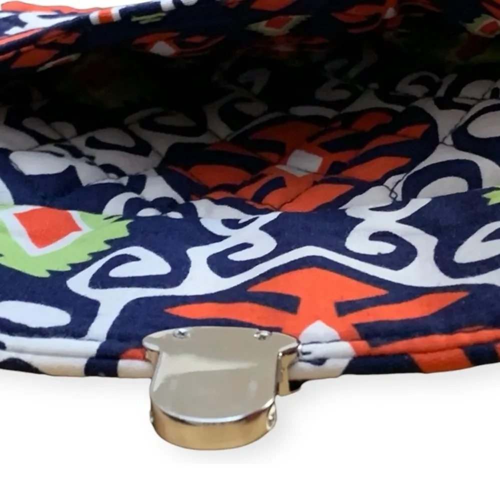 Vera Bradley Pushlock Wristlet Wallet Extra Keychains Retired Sun Valley - Image 5