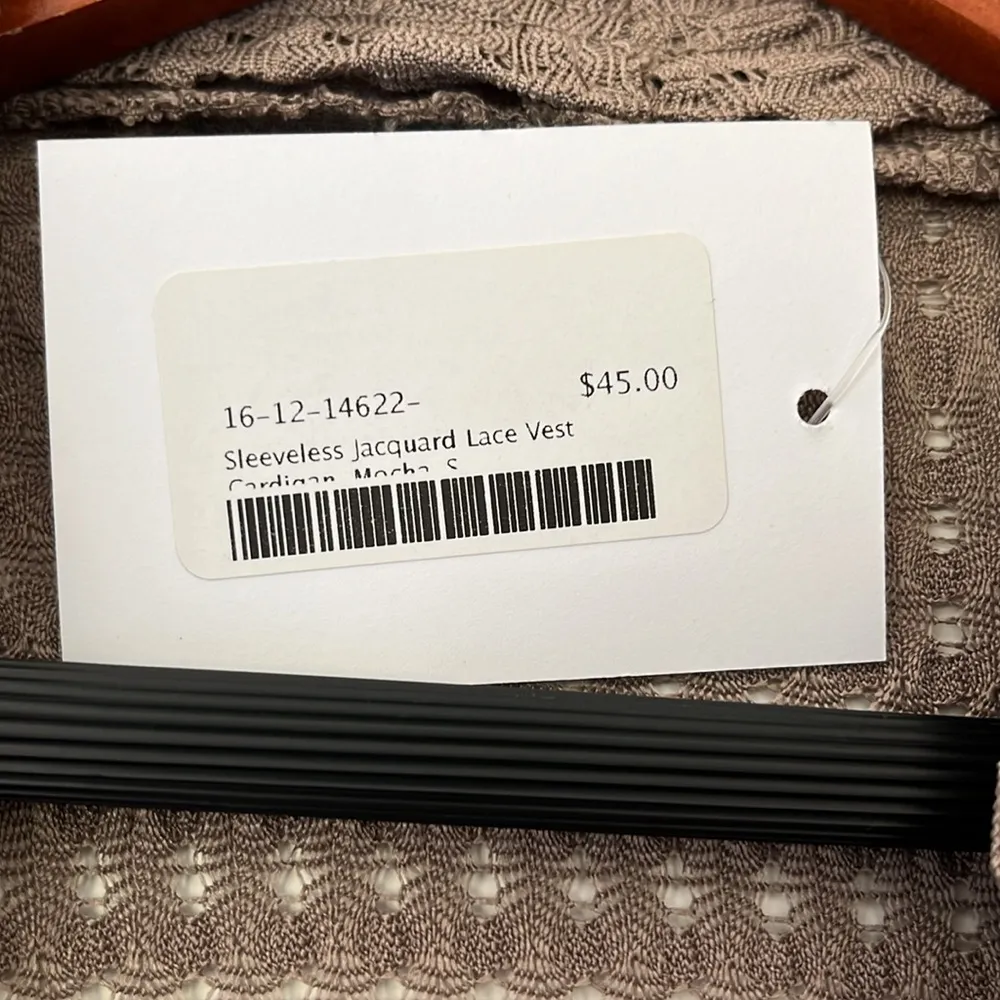 NWT She + Sky Sleeveless Mocha Vest - Image 4