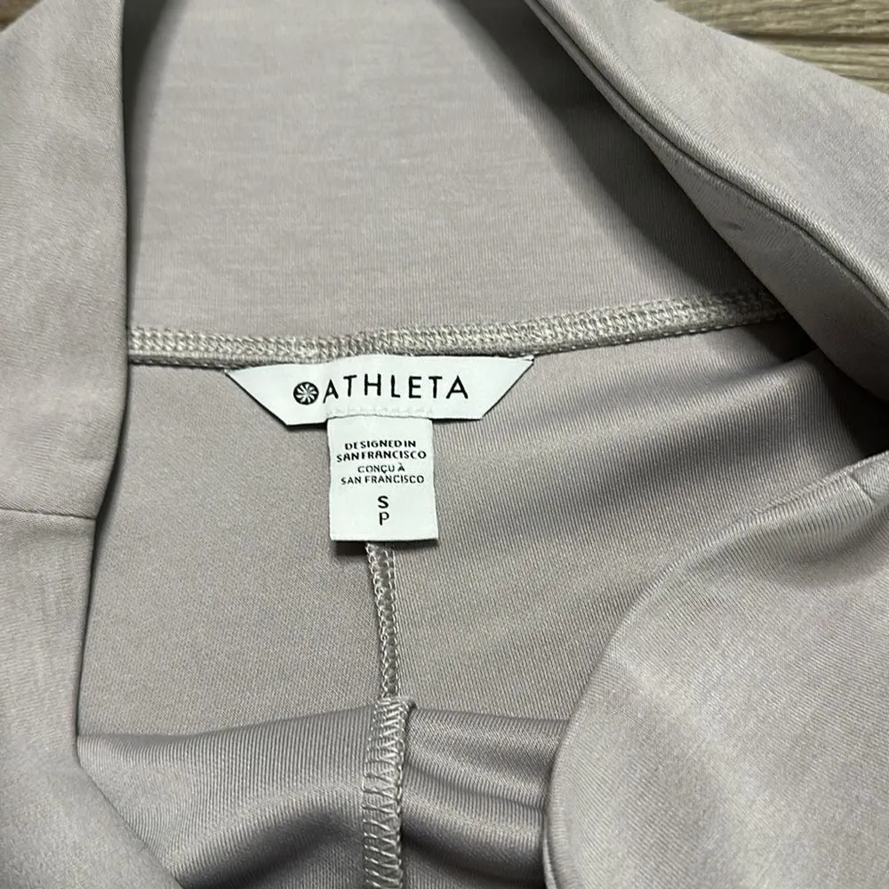 Athleta Seasoft High Rise‎ Wide Leg Crop Tencel Purple Size Small - Image 10