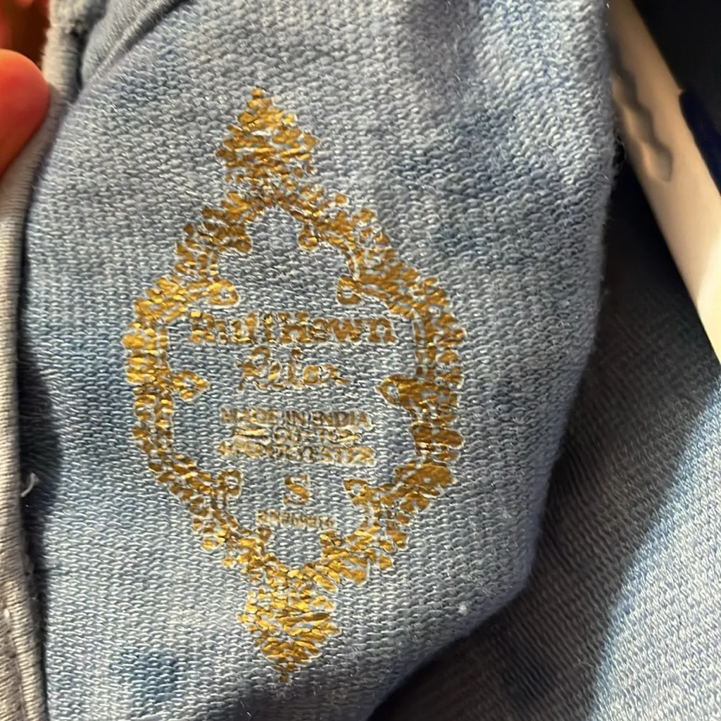 Ruff Hewn Blue Tie-Dye Tunic Top - Image 6