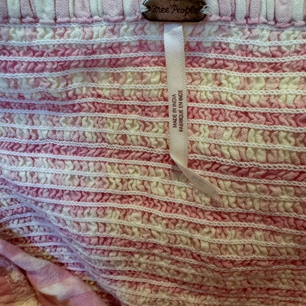 Free People Leilani Gingham Tube Top - Image 3