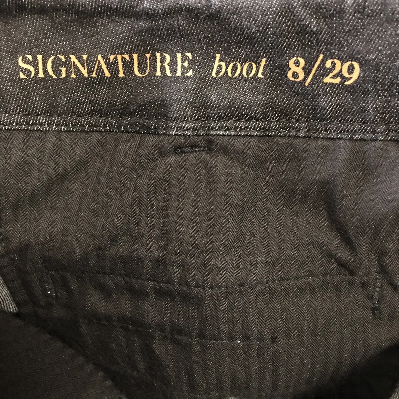 Talbots Bootcut Trouser Jeans Women 8 29 Signature Denim Black 32.5" Inseam - Image 4