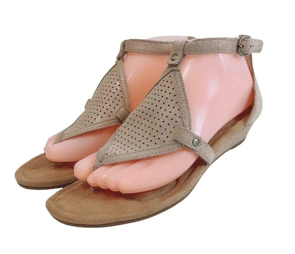 KOOLABURRA By UGG Briona Perforated Amphora Ankle Strap Wedge Sandal - Image 5