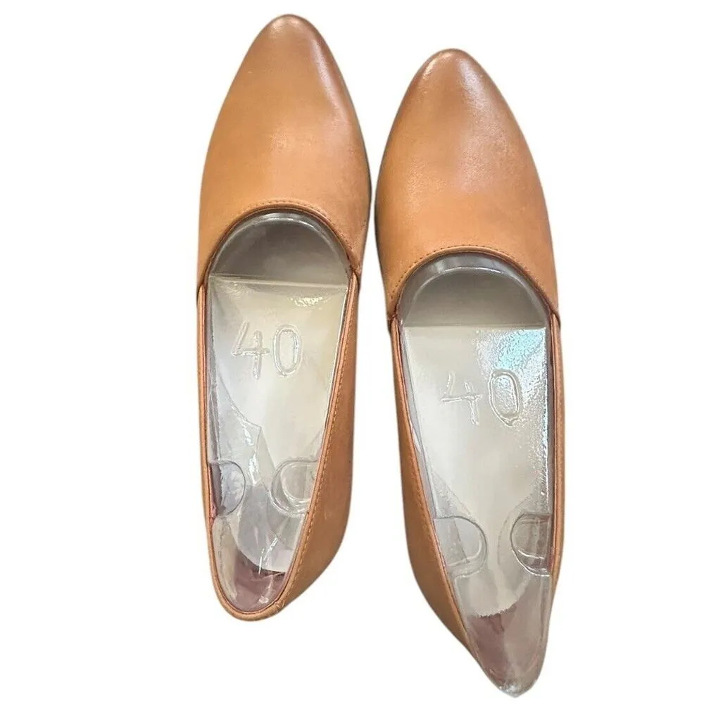 Dansko Shanda Luggage Waterproof Leather Wedge Heels 40 Womens 9.5-10 Brown - Image 9