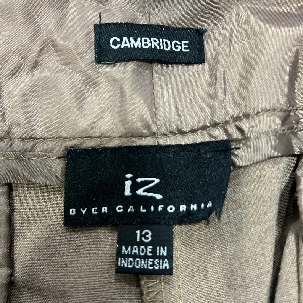 iz BYER California, Cambridge, Wide Leg Dress Pants, Tan
Size 13 - Image 6