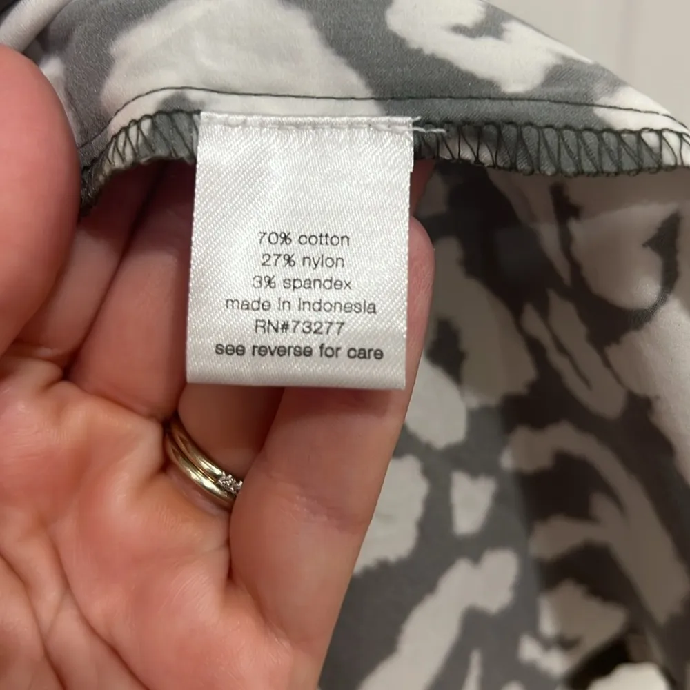 ELIZABETH AND JAMES Drop Waist Dress Womens Animal Print Size Medium - Image 7