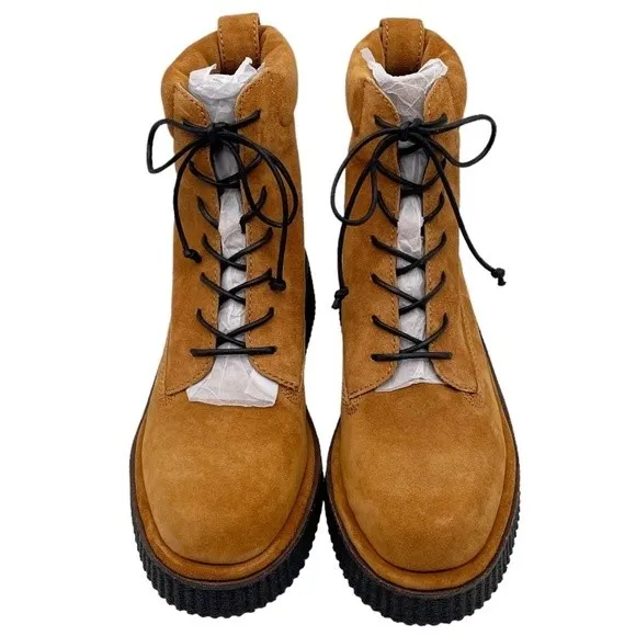 NWT Rag & Bone Sloane Boot Lace-Up Boots Cinnamon Brown Suede Size 8 New In Box - Image 10