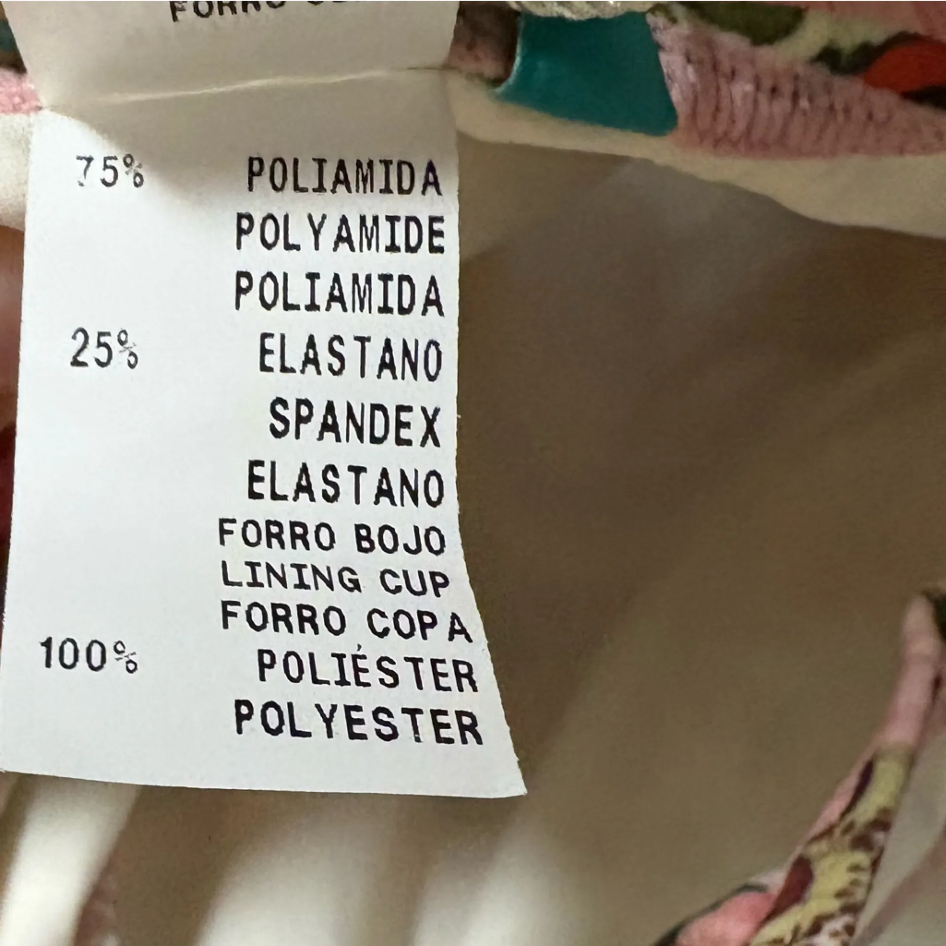 Cia Maritima‎ One Piece Swimsuit Size Medium - Image 8